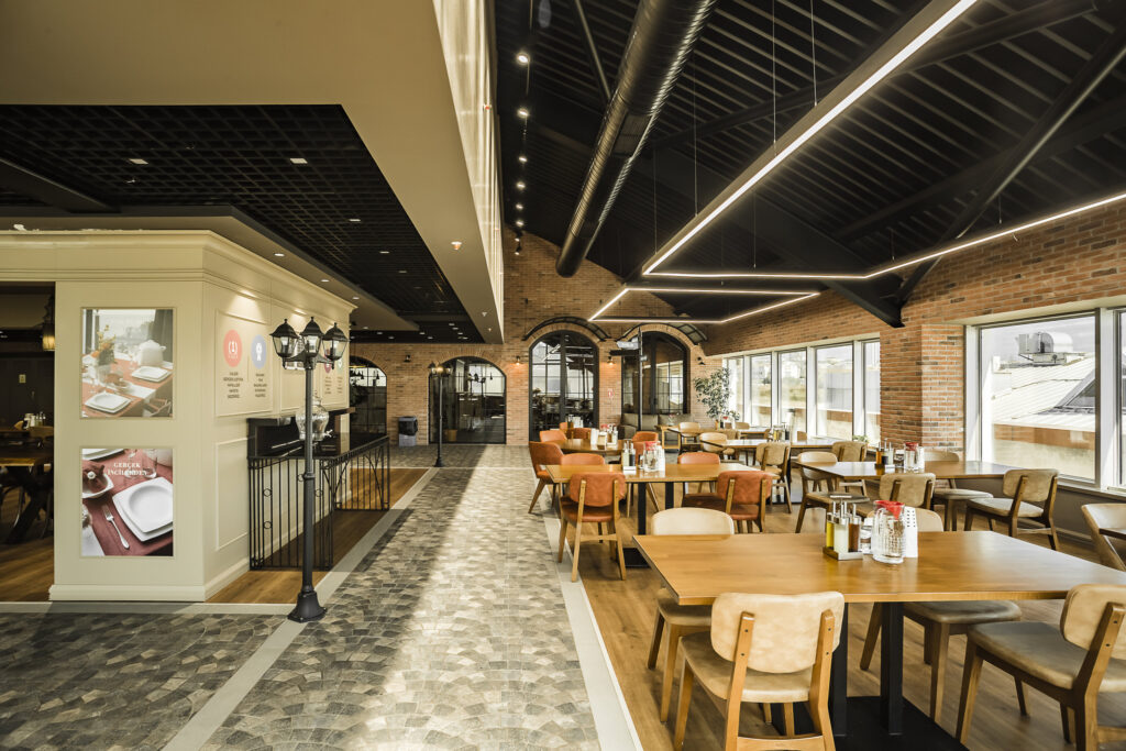 Karaca Grup merkez restoran ve yemekhane · Manifesto Design & Architecture