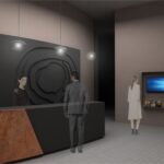 Göbeklitepe Ziyaretçi Merkezi karşılama ve bilgilendirme bankosu — Manifesto Design & Architecture