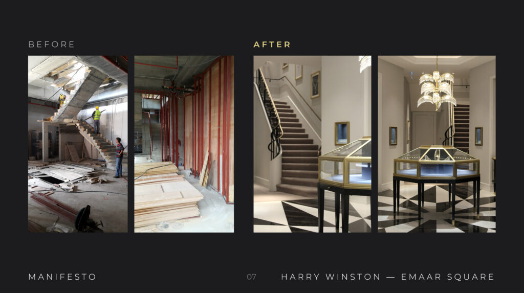 Harry Winston Emaar Square butiği · Manifesto Design & Architecture