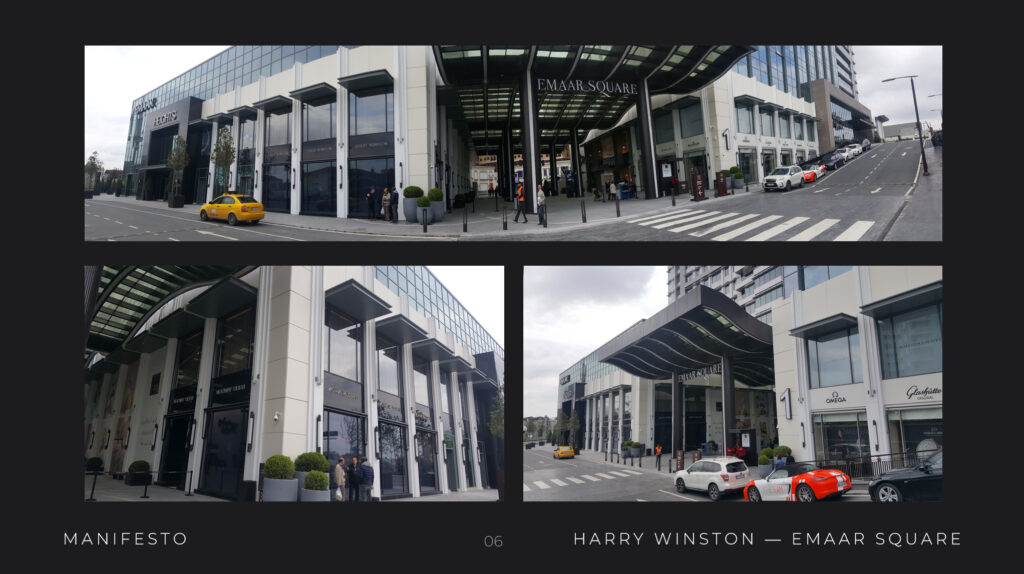 Harry Winston Emaar Square butiği · Manifesto Design & Architecture